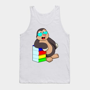 Mole as Teacher with Book Tank Top